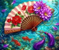 Пазл Веер на воде 