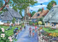 Пазл Прогулка на велосипеде