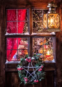 Пазл Венок со звездой