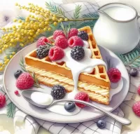 Пазл Венские вафли