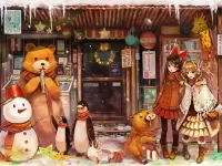 Пазл Веселая зима