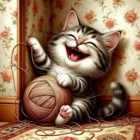 Пазл Веселый кот