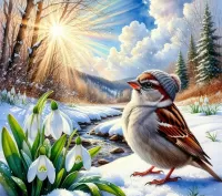 Пазл Весеннее солнце