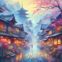 Пазл Весеннее туманное утро