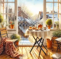 Пазл Весеннее утро