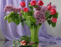 Пазл Весенний букет 
