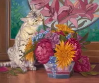 Пазл Весенний букет