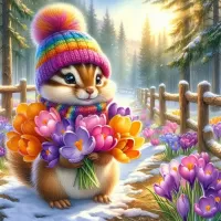 Пазл Весенний букет