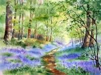 Пазл Весенний лес