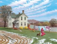 Пазл Весенний ветерок