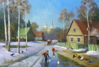 Пазл Весна пришла