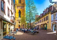 Пазл Весна в городе