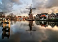 Пазл Ветряная мельница