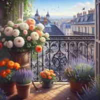 Пазл Вид из окна