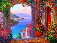 Пазл Вид на море