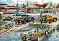 Пазл Вид на озера