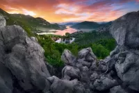 Пазл Вид на озеро