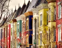 Пазл Викторианские дома