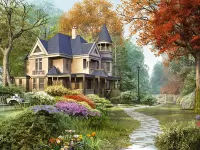 Пазл Викторианский сад