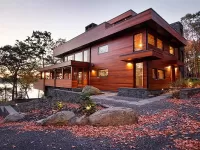 Пазл Вилла над озером