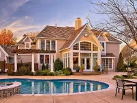 Пазл Вилла с бассейном