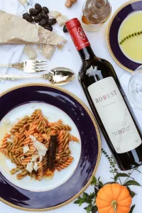 Пазл Вино к пасте