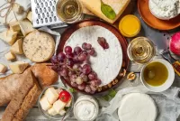 Пазл Виноград на сыре