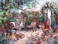 Пазл Vintage Garden