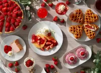 Пазл Выпечка с ягодами