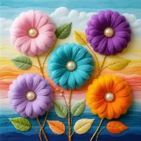 Пазл Вышивка