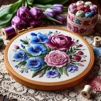 Пазл Вышивка