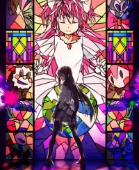 Пазл Витраж и девушка