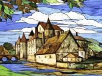 Пазл Витраж Тиффани