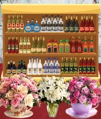 Пазл Витрина напитки