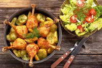 Пазл Вкусный ужин