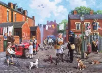 Пазл Во дворе