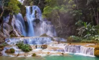 Пазл Водопад