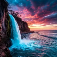 Пазл Водопад