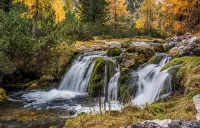 Пазл Водопад в Италии
