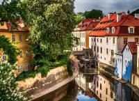 Пазл Водяная мельница