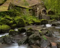 Пазл Водяная мельница