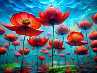 Пазл Водяные маки