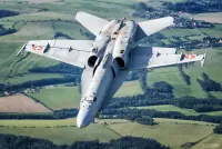 Пазл Военный самолёт