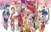 Пазл Вокалоиды в кимоно