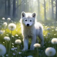 Пазл Волчонок