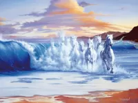 Пазл Волны набегают