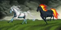 Пазл Волшебные лошади