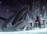 Пазл Волшебник и дракон