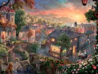 Пазл Волшебный город