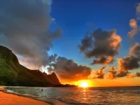 Пазл Восход океан